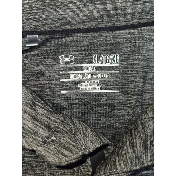 Under Armour Loose Fit Long Sleeve Polo Shirt XL Gray Heather Lightweight - Picture 5 of 8